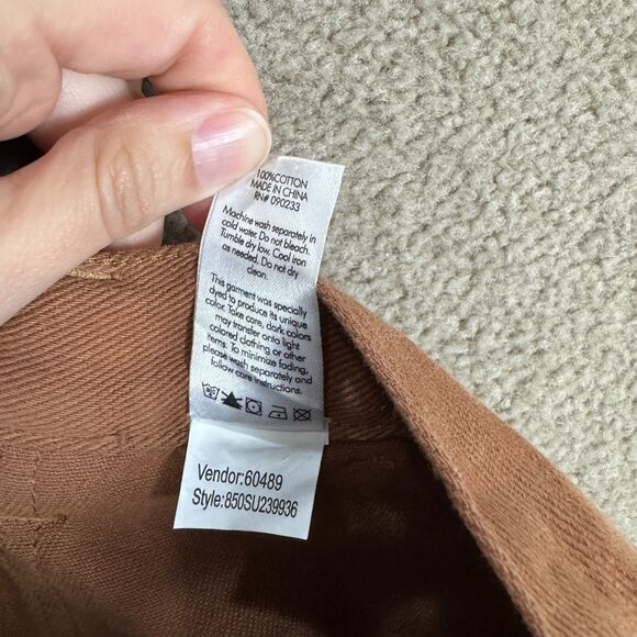 PacSun Cargo Skate Pants Women's 25 Brown High-Rise Relaxed Straight Utility NEW - Picture 13 of 14